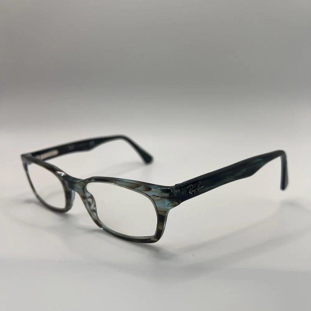 Ray Ban RB 5150 5163 Brown Green Tortoise Rectangle Eyeglasses FRAMES 50-19 135